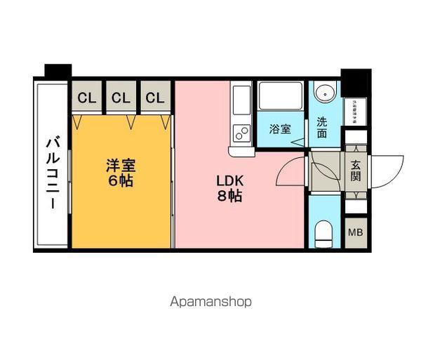 サヴォイ フェアリーパーク(1LDK/9階)の間取り写真