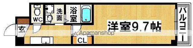 オリーブ白鷺(1K/1階)の間取り写真