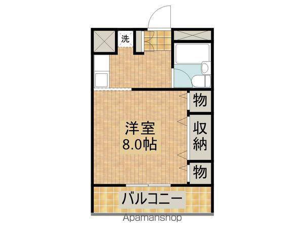 第二谷口コーポ(1DK/2階)の間取り写真