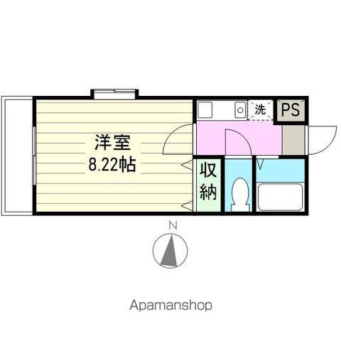 IKI本館ビル(1K/3階)の間取り写真