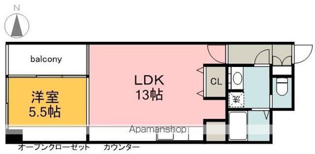 セイコウビル鶴見町(ワンルーム/6階)の間取り写真