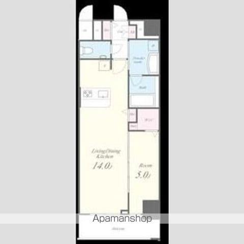 LAA KEA 徳川(1LDK/3階)の間取り写真