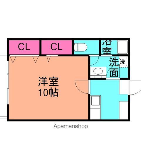 グランメゾン中央(1K/1階)の間取り写真