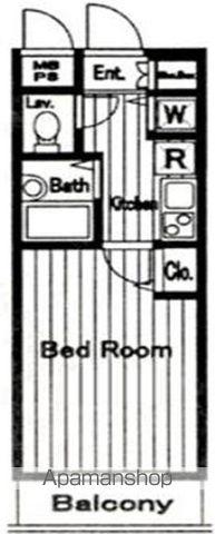 ヴィータローザ新江古田(1K/3階)の間取り写真