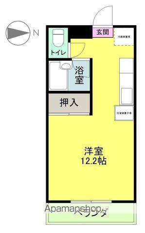 おはようビル(ワンルーム/2階)の間取り写真