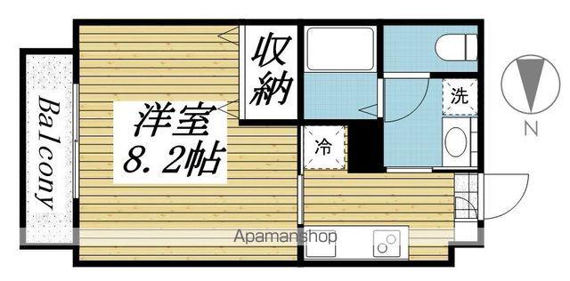 レスポワール小岩(1K/2階)の間取り写真