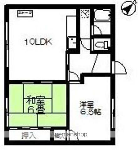 チェリーハイツ(2LDK/1階)の間取り写真