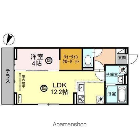 匠乃館 G(1LDK/1階)の間取り写真