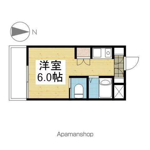 スミタスヴィレッジ高砂(ワンルーム/2階)の間取り写真