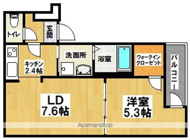 フジパレス杉本町駅西Ⅴ番館(1LDK/1階)の間取り写真