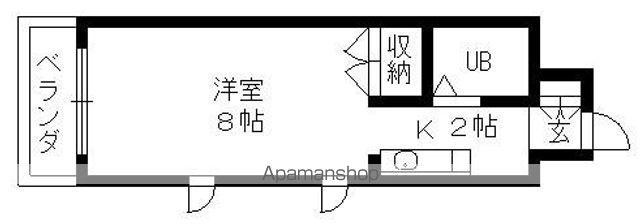 ファースト尼ヶ坂(ワンルーム/3階)の間取り写真