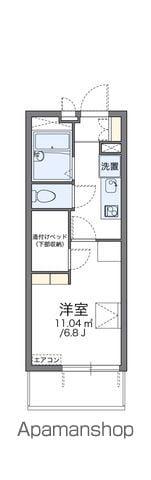 レオパレスイーリスコート(1K/1階)の間取り写真