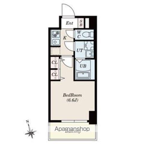 S-RESIDENCE今池ARCANAなんでも乗ります(1K/6階)の間取り写真
