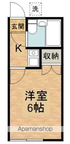 コーポ小穴二(1K/1階)の間取り写真