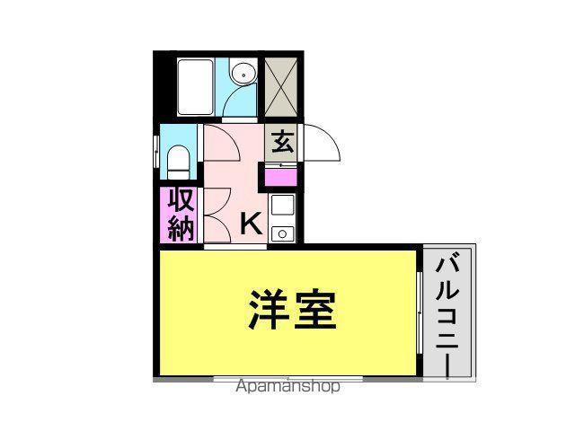 メゾン出口(1K/3階)の間取り写真