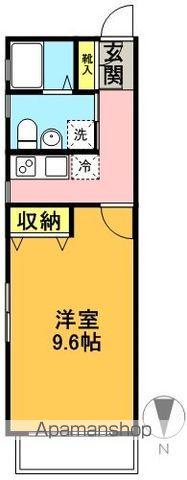 オーガスタ杉並(1K/1階)の間取り写真