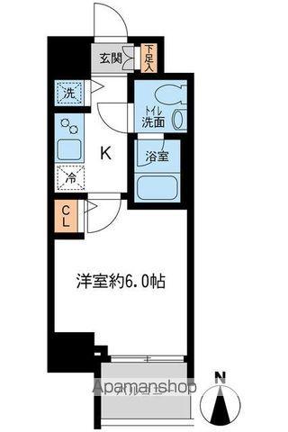 KDXレジデンス大島(1K/2階)の間取り写真