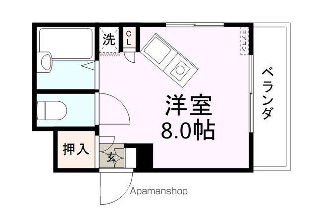 アルフィーネ宇部(ワンルーム/4階)の間取り写真
