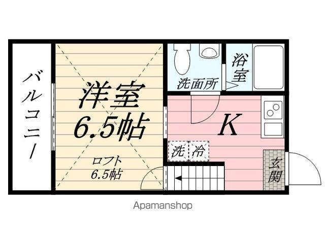 M&M鶴見(1K/1階)の間取り写真