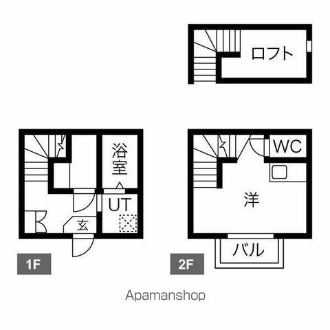 GIFTI(ワンルーム/1階)の間取り写真