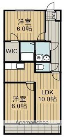 リアライズ羽村(2LDK/5階)の間取り写真