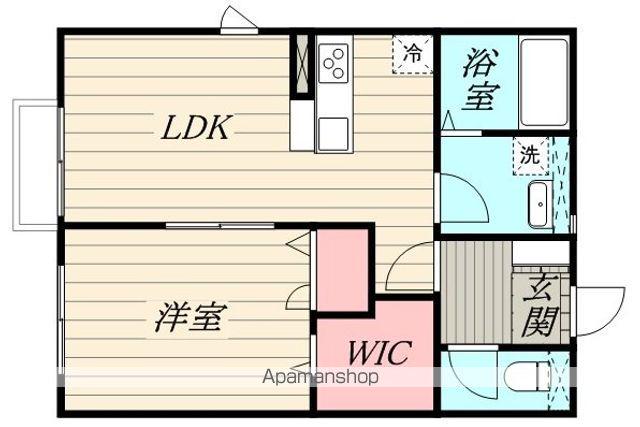 サニーテラス(1LDK/2階)の間取り写真