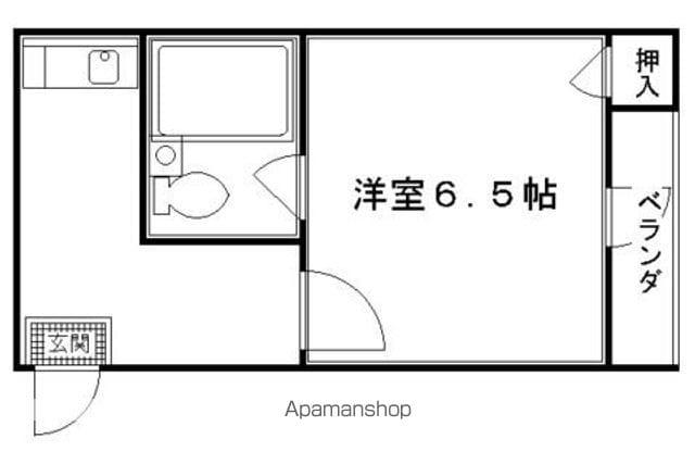 M&S北山ビル(1K/3階)の間取り写真