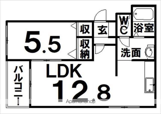 ヴェナビスタ(1LDK/3階)の間取り写真
