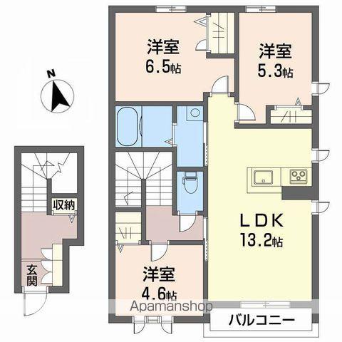 アルバーロ(3LDK/2階)の間取り写真