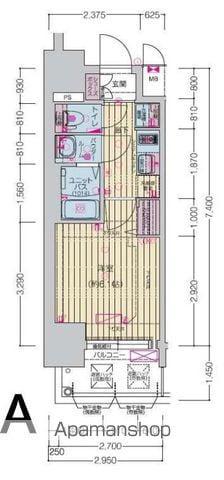 プレサンス桜山駅前アフォード(1K/6階)の間取り写真