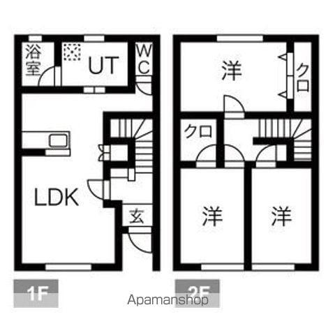 アットホーム東雁来Ａ(3LDK)の間取り写真