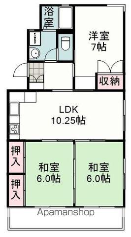 エルムビラ(3LDK/1階)の間取り写真
