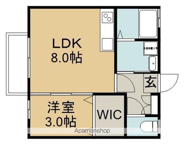 小池荘(1LDK/1階)の間取り写真