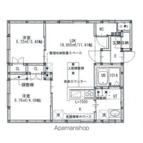 セラヴィ35(2LDK/2階)の間取り写真