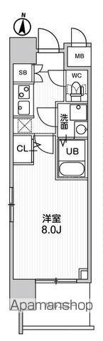 LA DOUCEUR本郷(1K/7階)の間取り写真