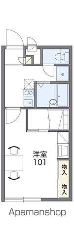 レオパレスソレーユⅡ(1K/2階)の間取り写真