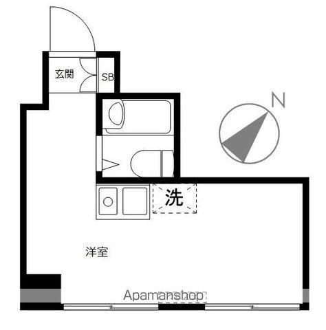 ダイシンプラザ(ワンルーム/1階)の間取り写真