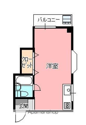 ルミナス広(ワンルーム/3階)の間取り写真