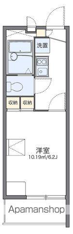 レオパレス恋の坂(1K/1階)の間取り写真