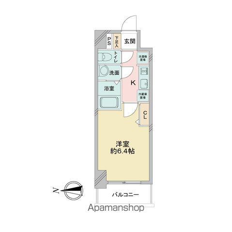 アステリ鶴舞ディオ(1K/15階)の間取り写真