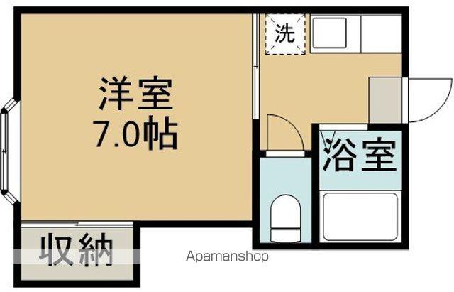 ヒルハイム3(1K/1階)の間取り写真