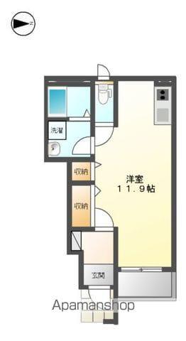 エル・ピソ YO(ワンルーム/1階)の間取り写真