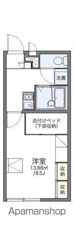 レオパレス賀庄(1K/1階)の間取り写真