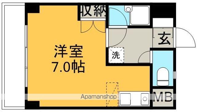 第5馬橋マンション(ワンルーム/2階)の間取り写真