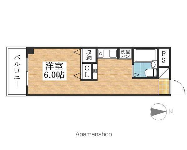 ホームレジデンスA(1K/3階)の間取り写真