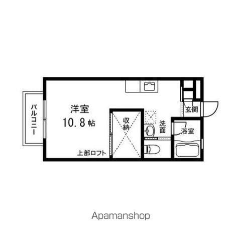 クレール泉(ワンルーム/1階)の間取り写真