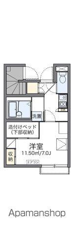 レオパレス幸玉(1K/1階)の間取り写真