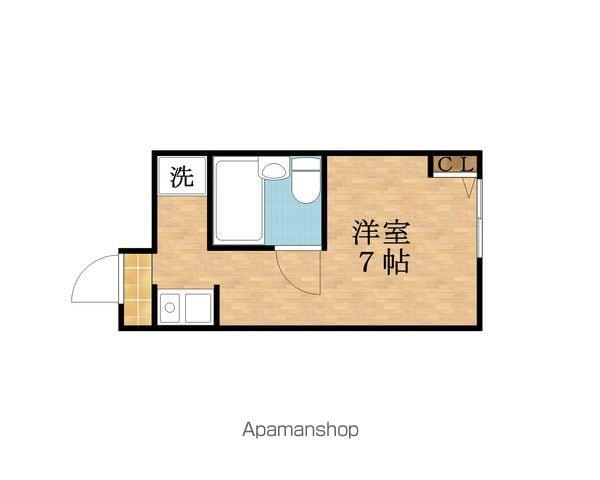 リベラル京橋(ワンルーム/3階)の間取り写真