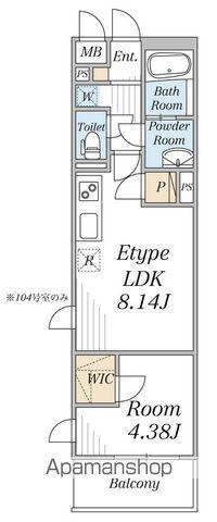 リブリ・曳舟Ⅱ(1LDK/3階)の間取り写真