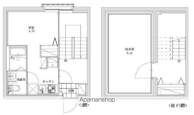 LEGALAND江古田(2R/1階)の間取り写真